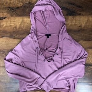 Express crop sweatshirt